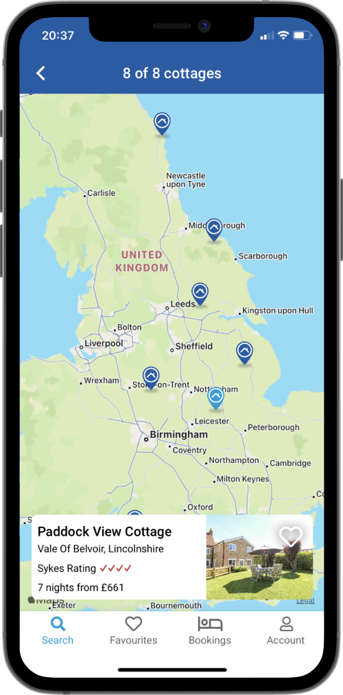 Easier to find, and easier to use, maps on our app